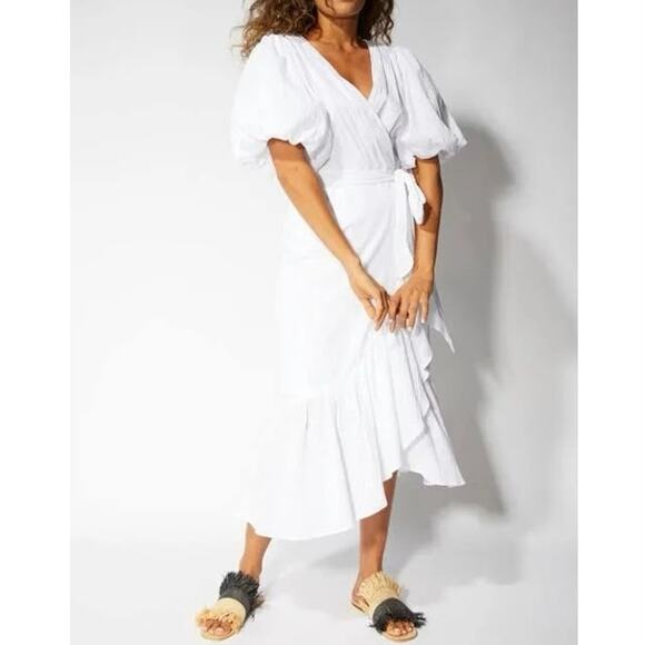 Minkpink Jessey Wrap Midi Dress NWT - S - Picture 6 of 7